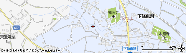 山梨県韮崎市龍岡町下條東割1163周辺の地図