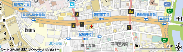 成城石井麹町店周辺の地図