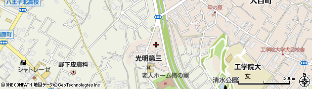 東京都八王子市犬目町105周辺の地図