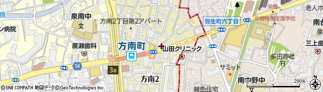松乃家 方南町店周辺の地図