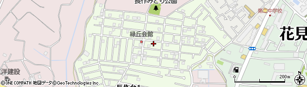 千葉県千葉市花見川区長作台2丁目周辺の地図