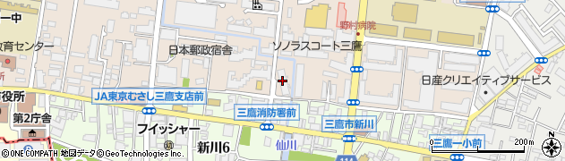 都市型保育園ポポラー　東京三鷹園周辺の地図