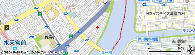 東京都中央区日本橋中洲10周辺の地図
