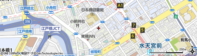 東京都中央区日本橋蛎殻町1丁目12周辺の地図