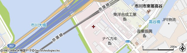 千葉県市川市上妙典周辺の地図