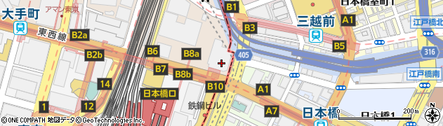 セブンイレブン常盤橋タワー３Ｆ店周辺の地図