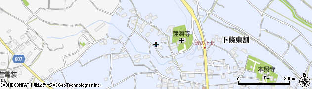 山梨県韮崎市龍岡町下條東割1290周辺の地図