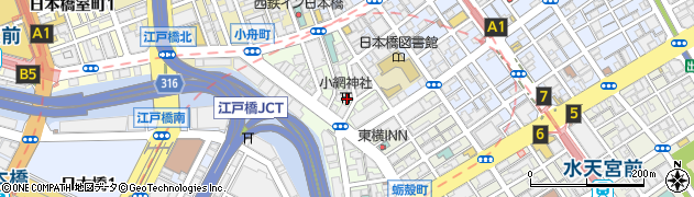 小網神社周辺の地図