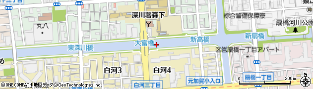 大富橋周辺の地図
