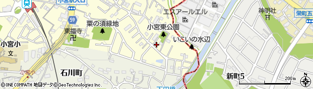 東京都八王子市小宮町1076周辺の地図