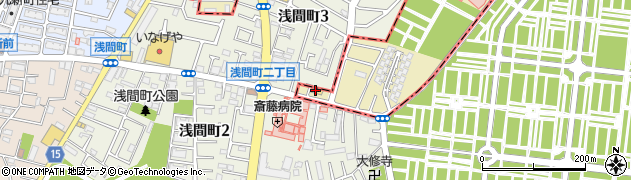 ファミリーマート小金井浅間山通り店周辺の地図