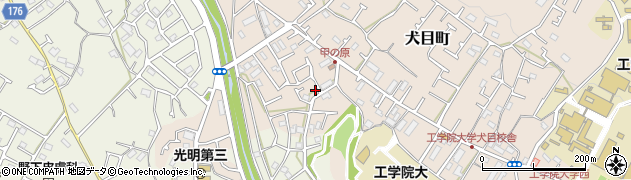 東京都八王子市犬目町120周辺の地図
