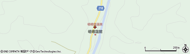 嵯峨塩温泉周辺の地図