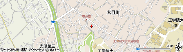 東京都八王子市犬目町134周辺の地図