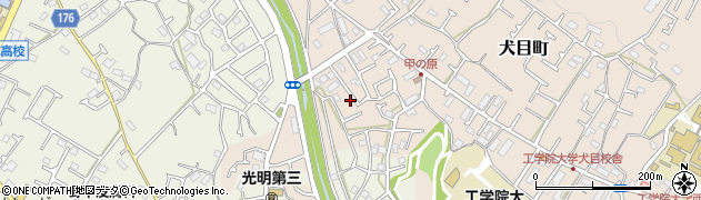 東京都八王子市犬目町95周辺の地図