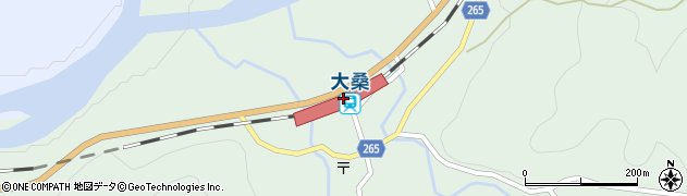 大桑駅周辺の地図