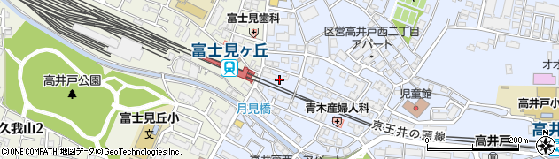 東京都杉並区高井戸西2丁目8周辺の地図