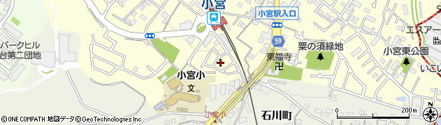 東京都八王子市小宮町1159周辺の地図