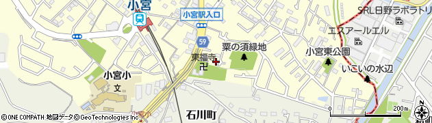 東京都八王子市小宮町1116周辺の地図