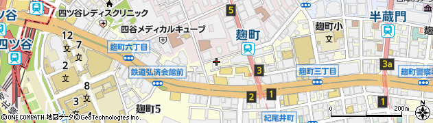 麹町白石接骨院周辺の地図