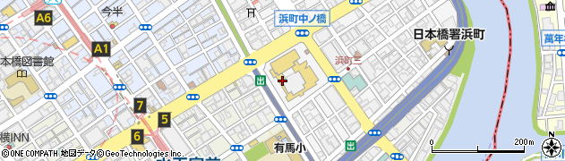 ドトールコーヒーショップ日本橋浜町店周辺の地図