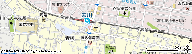 東京都国立市谷保6942-1周辺の地図