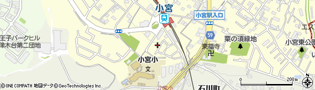 東京都八王子市小宮町1164周辺の地図
