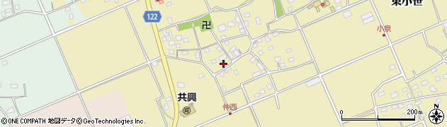 千葉県匝瑳市東小笹828周辺の地図