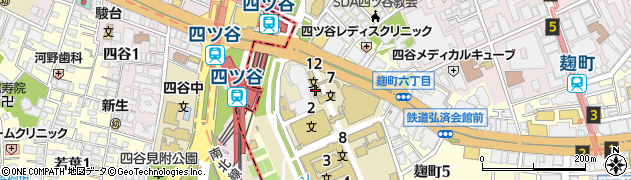 東京都千代田区麹町6丁目周辺の地図