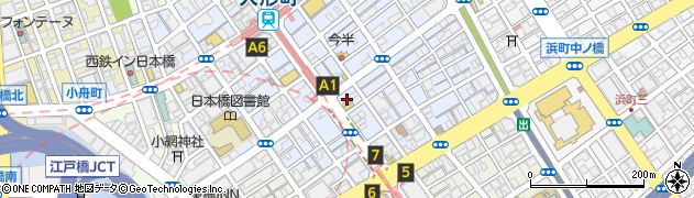 東京都中央区日本橋人形町2丁目3周辺の地図