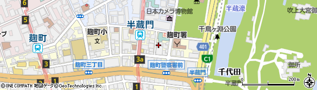 半蔵門病院周辺の地図