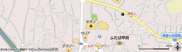 オギノ双葉店周辺の地図