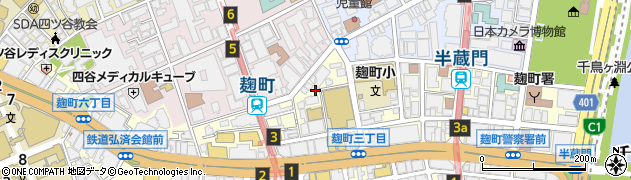 東京都千代田区麹町3丁目6-1周辺の地図