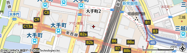 三菱地所プロパティマネジメント株式会社新大手町ビルガレージ周辺の地図