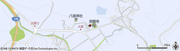 大原区公民館周辺の地図