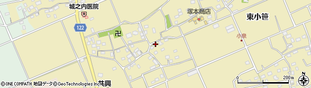 千葉県匝瑳市東小笹889周辺の地図