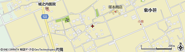 千葉県匝瑳市東小笹888周辺の地図