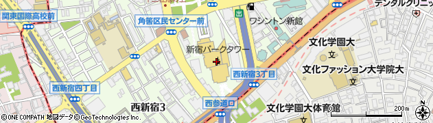 パークハイアット東京周辺の地図