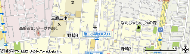 はま寿司 三鷹野崎店周辺の地図