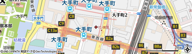 みずほ銀行大手町タワー ＡＴＭ周辺の地図