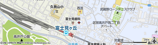 東京都杉並区高井戸西2丁目10周辺の地図