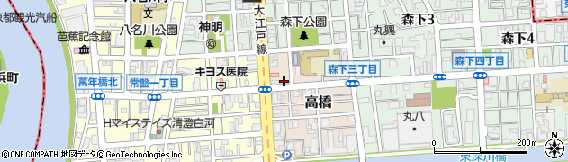 尾張屋蒲焼店周辺の地図