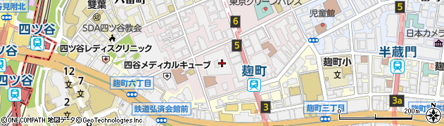 東京都千代田区二番町5周辺の地図