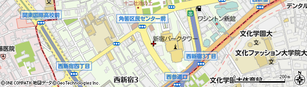 株式会社日本コマーシャル新宿営業所周辺の地図