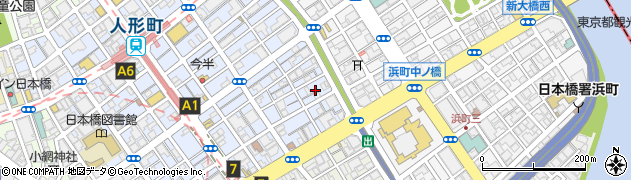 東京都中央区日本橋人形町2丁目34周辺の地図