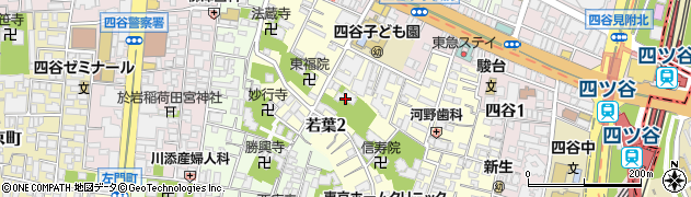 愛染院周辺の地図