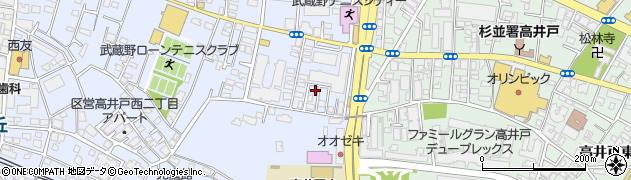 東京都杉並区高井戸西2丁目18-5周辺の地図