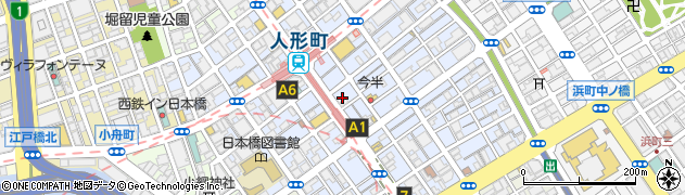 東京都中央区日本橋人形町2丁目5-1周辺の地図