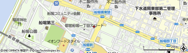 松屋 船堀店周辺の地図