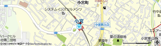 東京都八王子市小宮町807周辺の地図